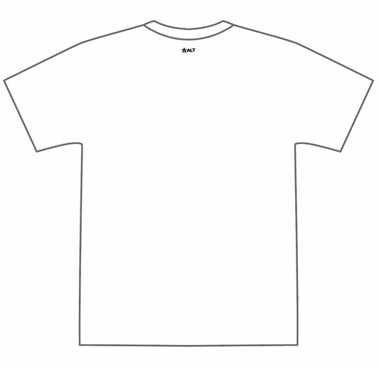 ALT CANFモノトーンロゴTシャツ